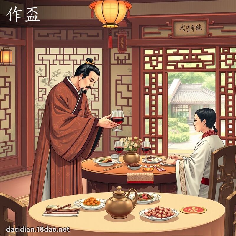 作盃 - 国语大辞典配图