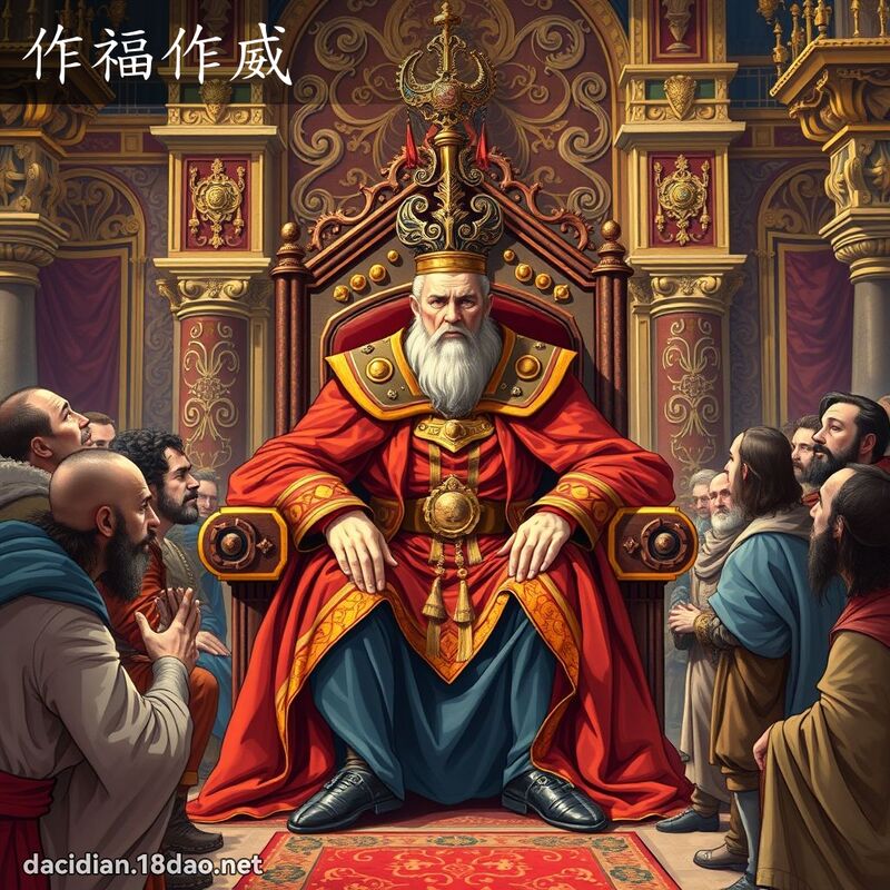作福作威 - 國語大辭典配圖