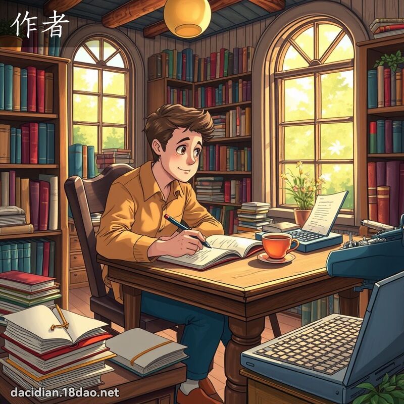 作者 - 国语大辞典配图
