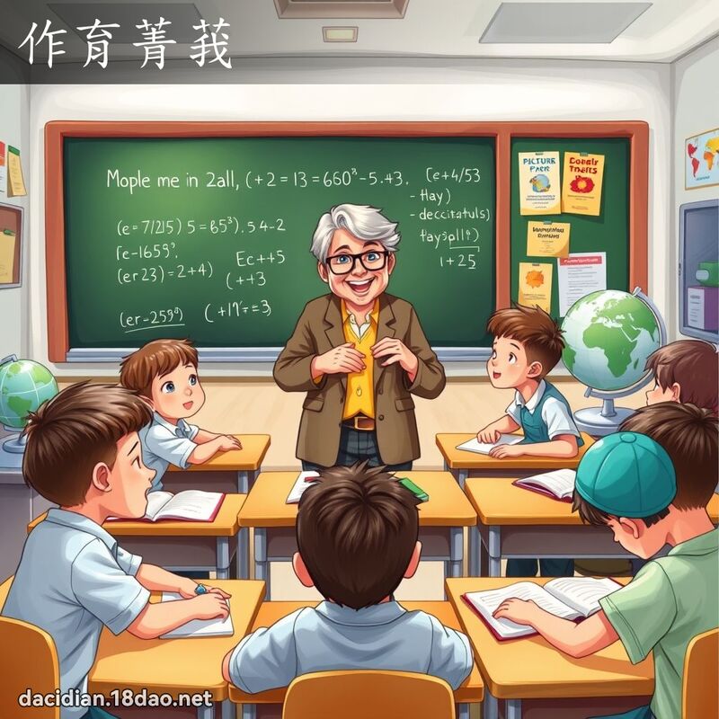 作育菁莪 - 國語大辭典配圖