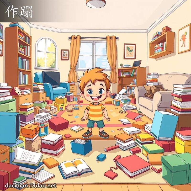 作蹋 - 国语大辞典配图