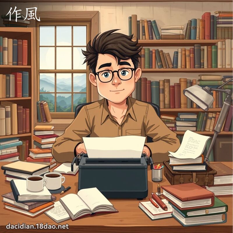 作風 - 國語大辭典配圖