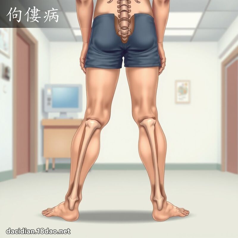 佝僂病 - 国语大辞典配图