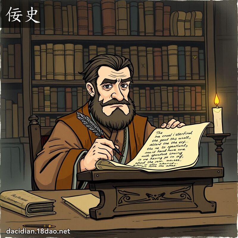 佞史 - 国语大辞典配图