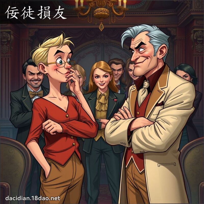 佞徒损友 - 国语大辞典配图