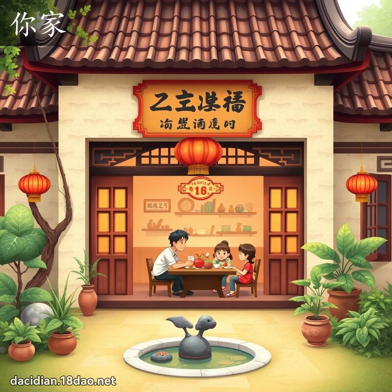 你家 - 國語大辭典配圖