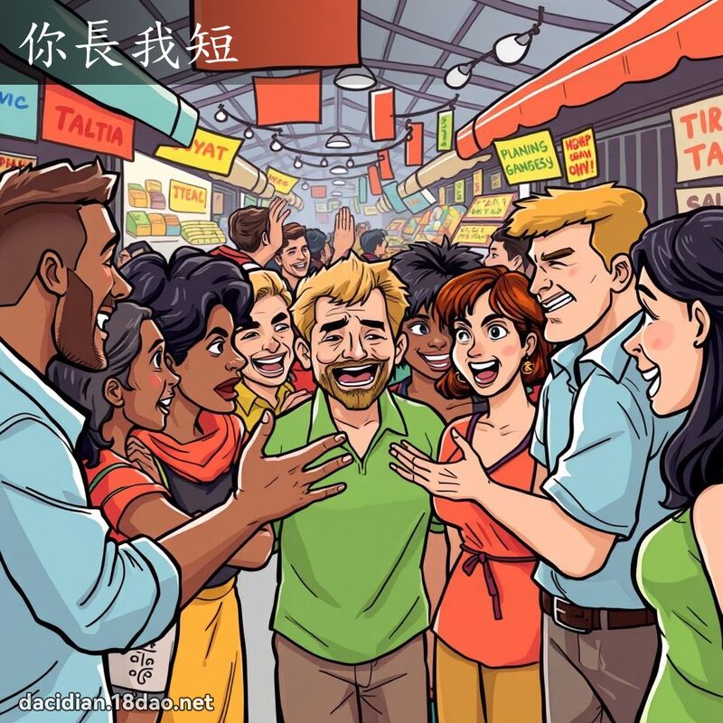 你长我短 - 国语大辞典配图