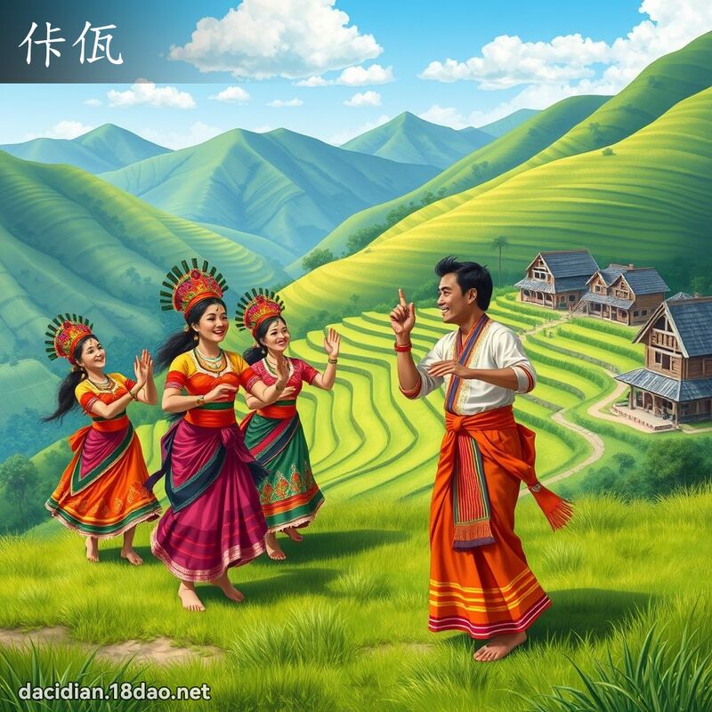 佧佤 - 国语大辞典配图
