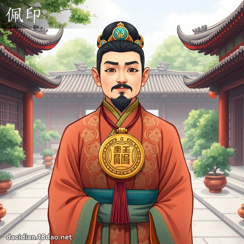 佩印 - 国语大辞典配图
