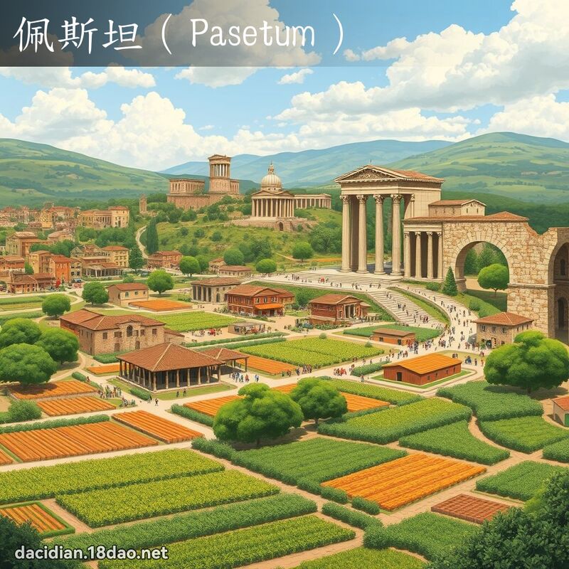 佩斯坦（Pasetum） - 国语大辞典配图