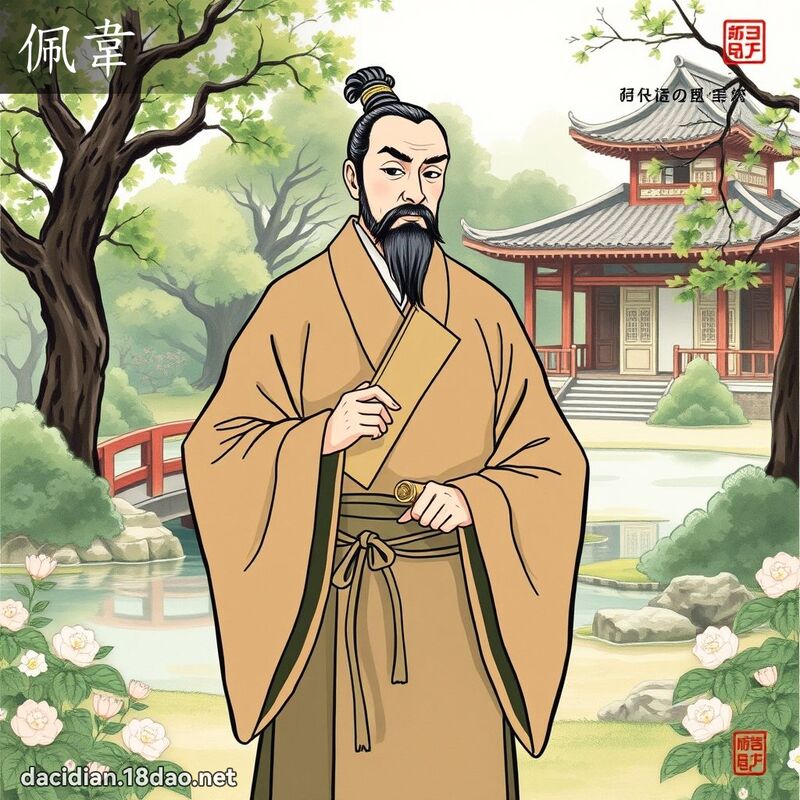 佩韋 - 國語大辭典配圖