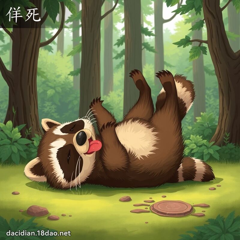 佯死 - 国语大辞典配图