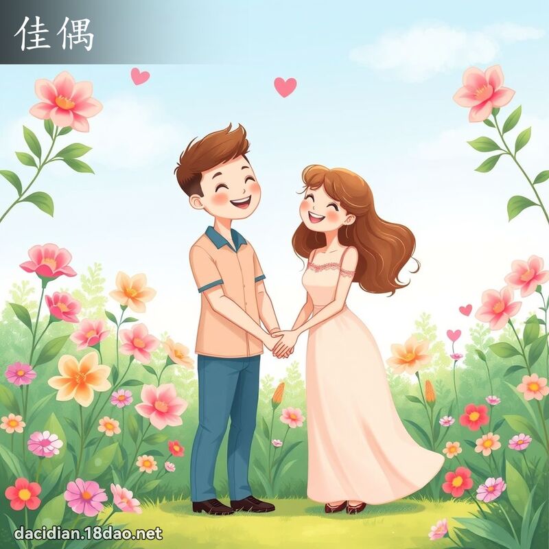 佳偶 - 国语大辞典配图