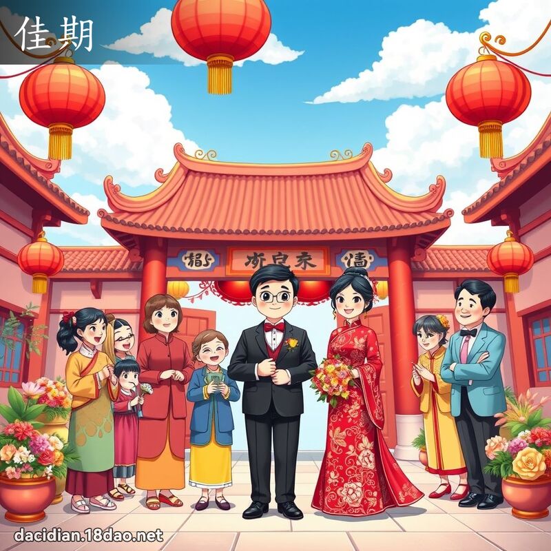 佳期 - 国语大辞典配图