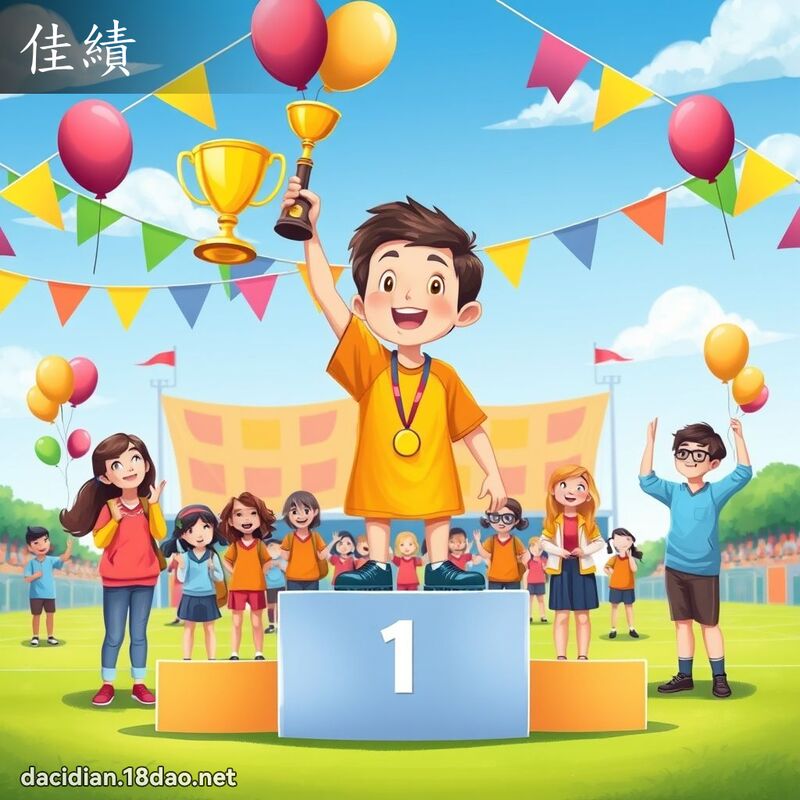 佳績 - 國語大辭典配圖