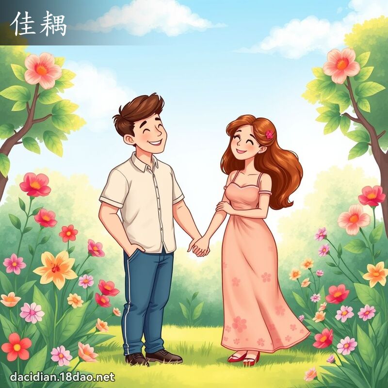 佳耦 - 國語大辭典配圖