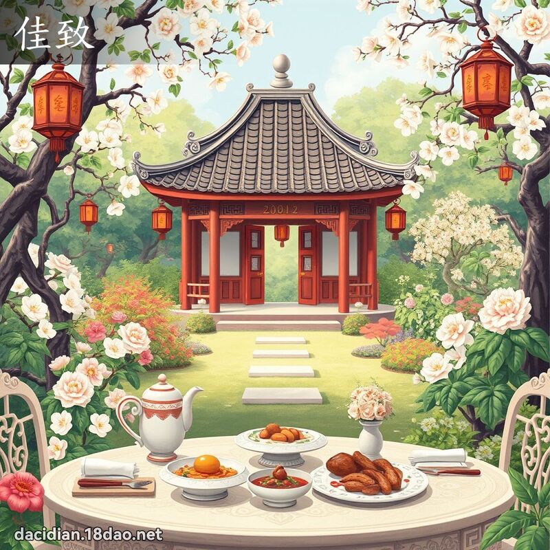 佳致 - 国语大辞典配图