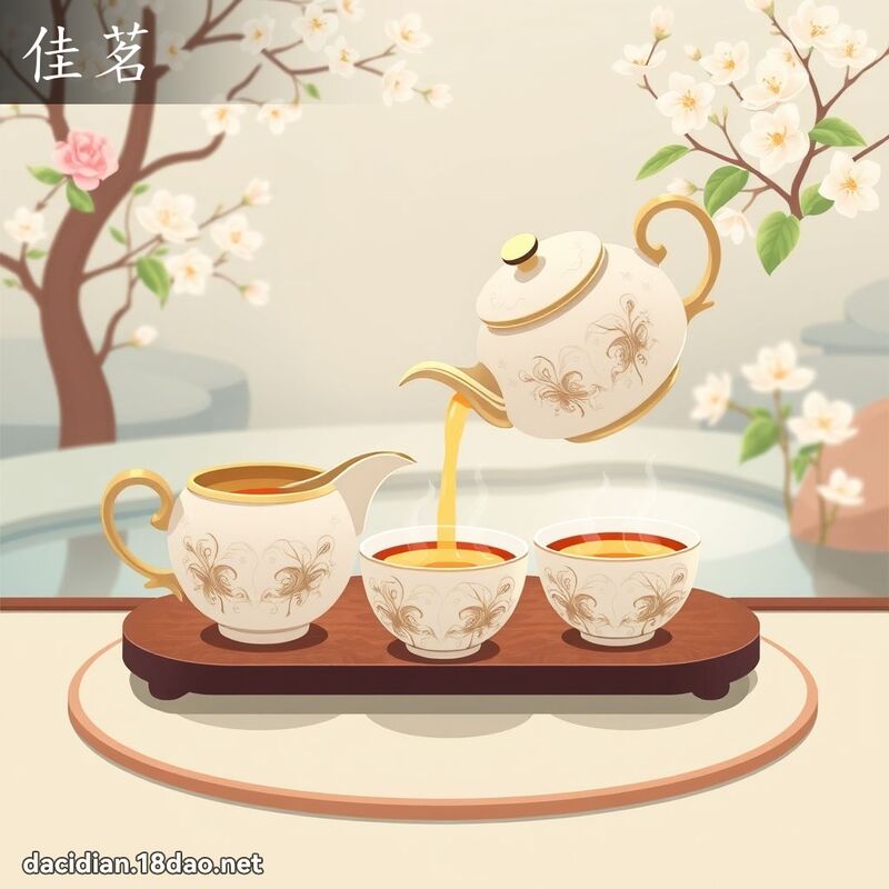 佳茗 - 国语大辞典配图