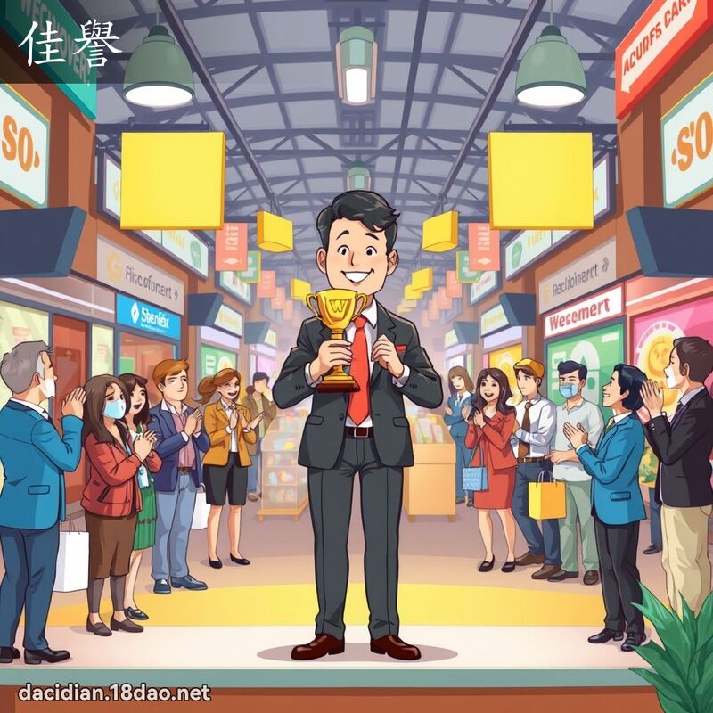 佳誉 - 国语大辞典配图