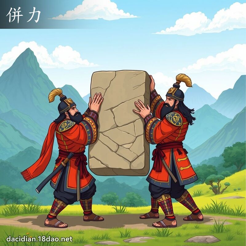 併力 - 国语大辞典配图
