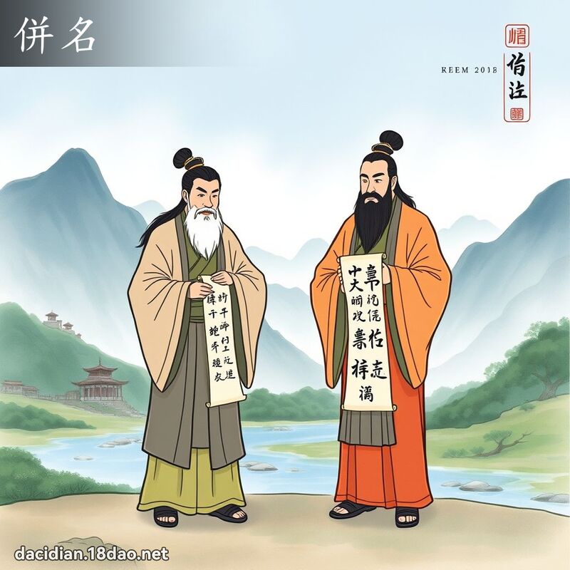 併名 - 国语大辞典配图
