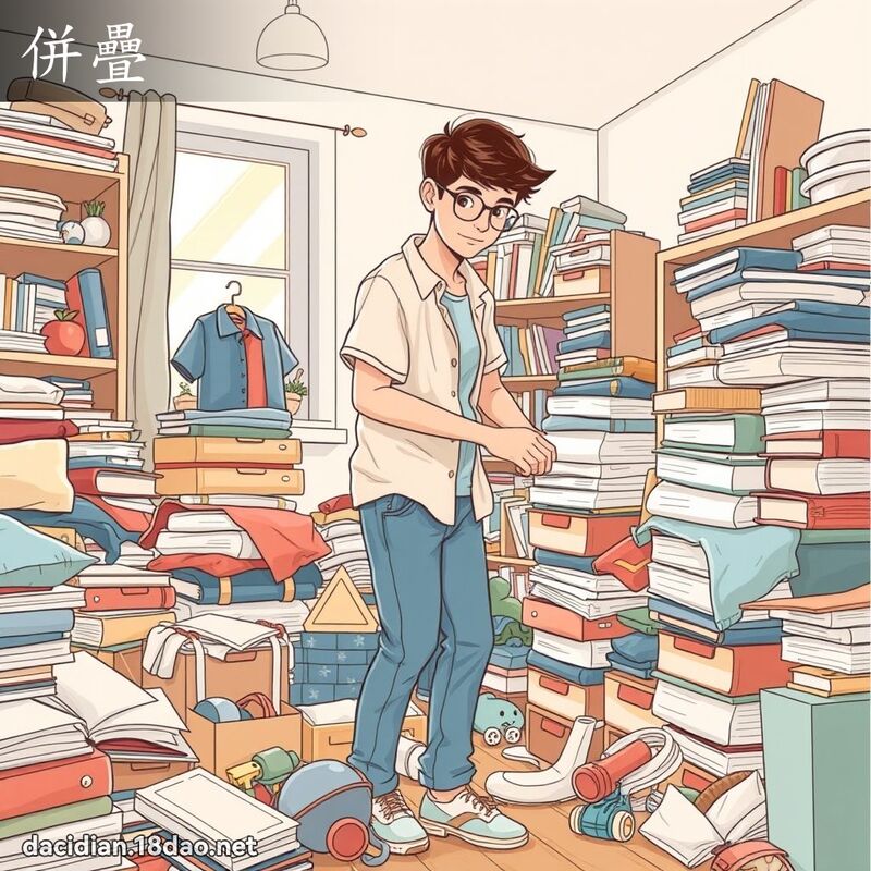 併疊 - 國語大辭典配圖