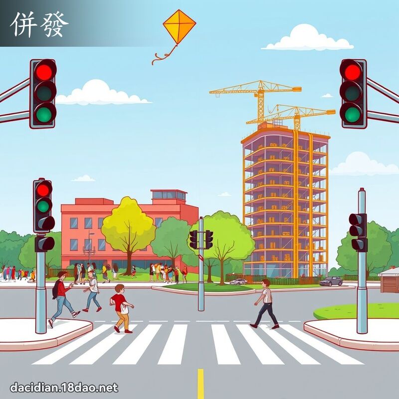 併發 - 國語大辭典配圖