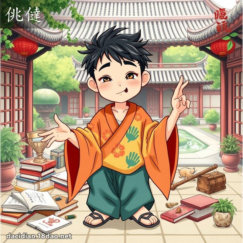 佻㒓 - 國語大辭典配圖
