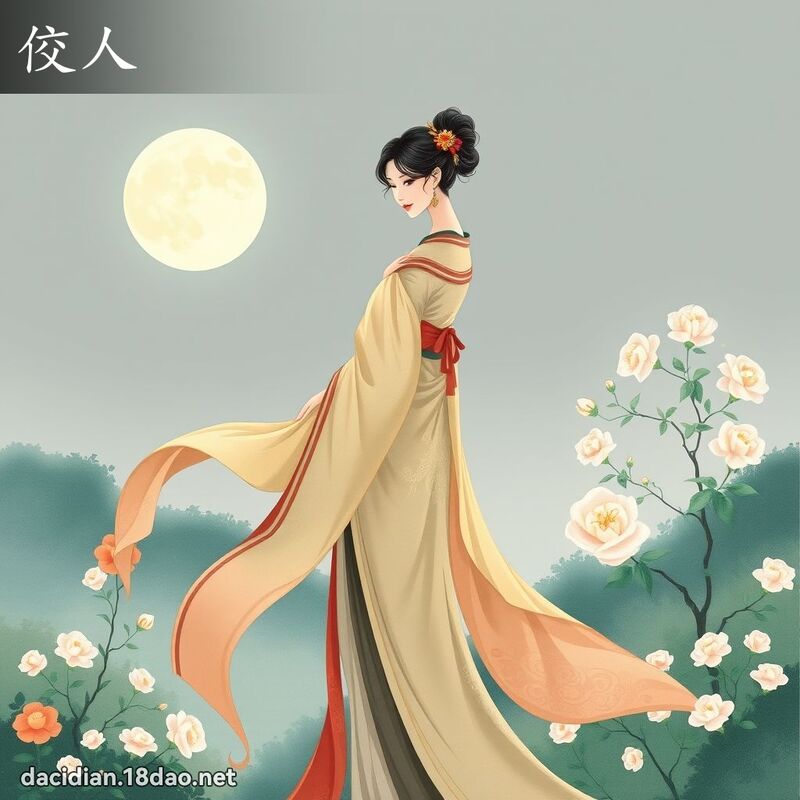 佼人 - 國語大辭典配圖