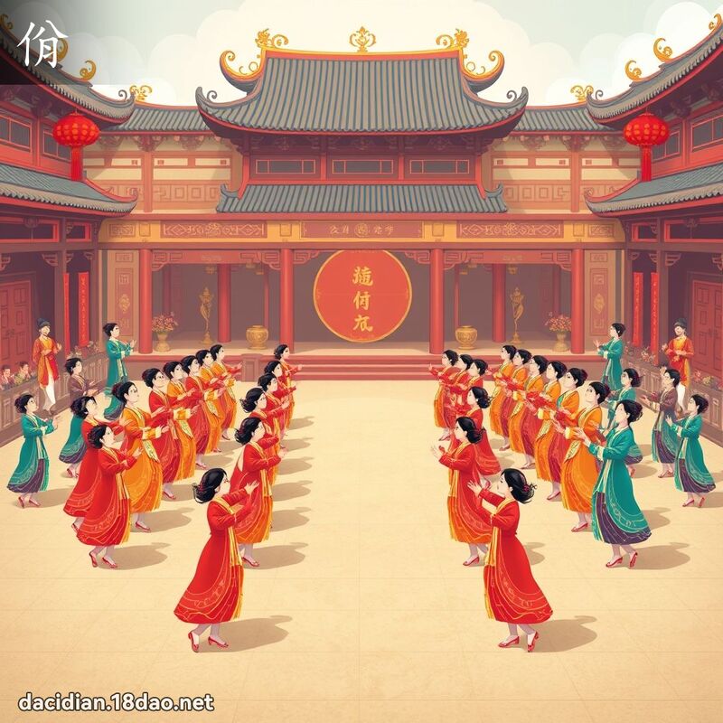 佾 - 国语大辞典配图