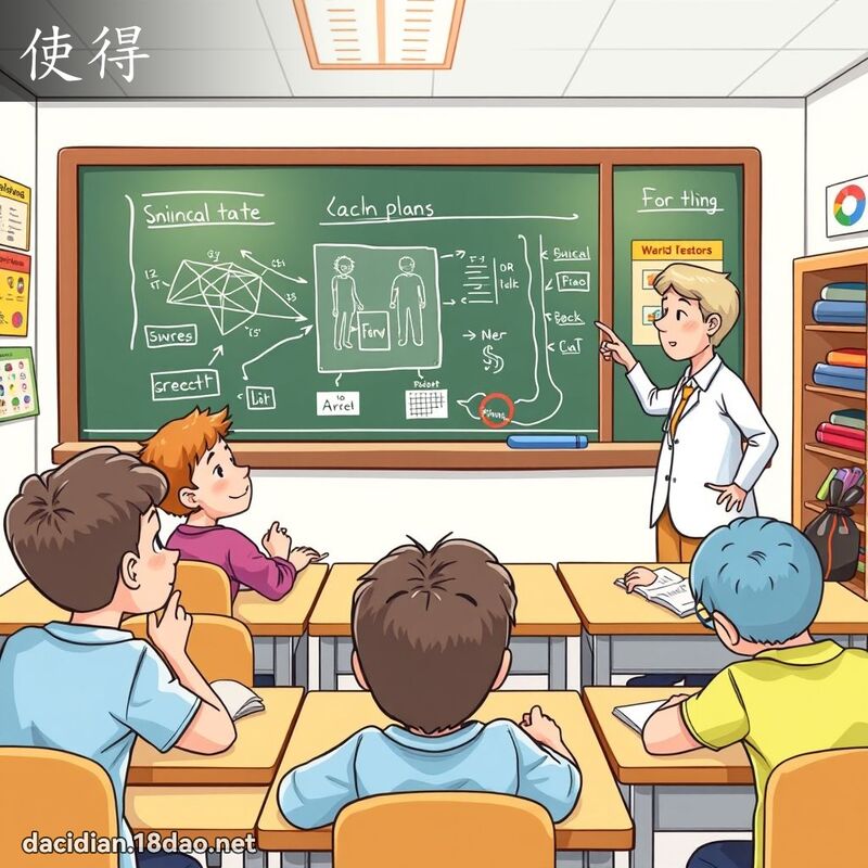 使得 - 國語大辭典配圖