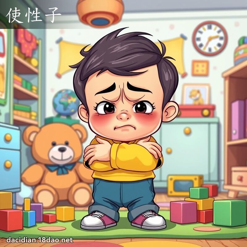 使性子 - 国语大辞典配图