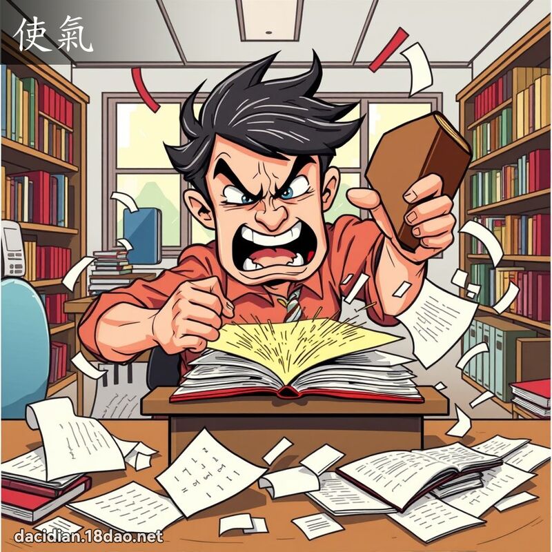 使氣 - 國語大辭典配圖