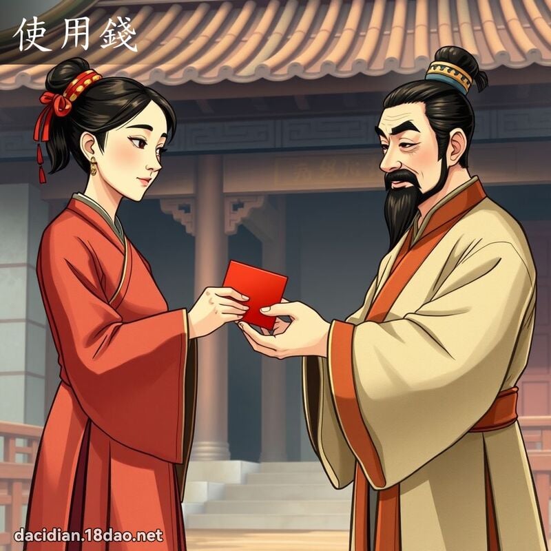 使用錢 - 國語大辭典配圖