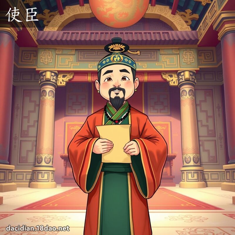使臣 - 國語大辭典配圖