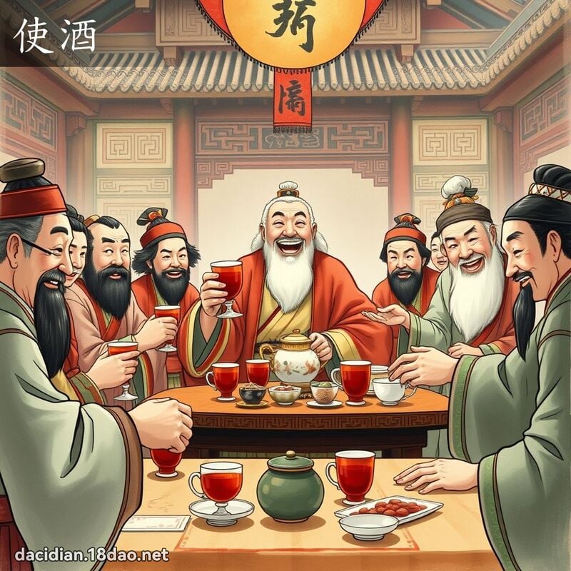 使酒 - 國語大辭典配圖