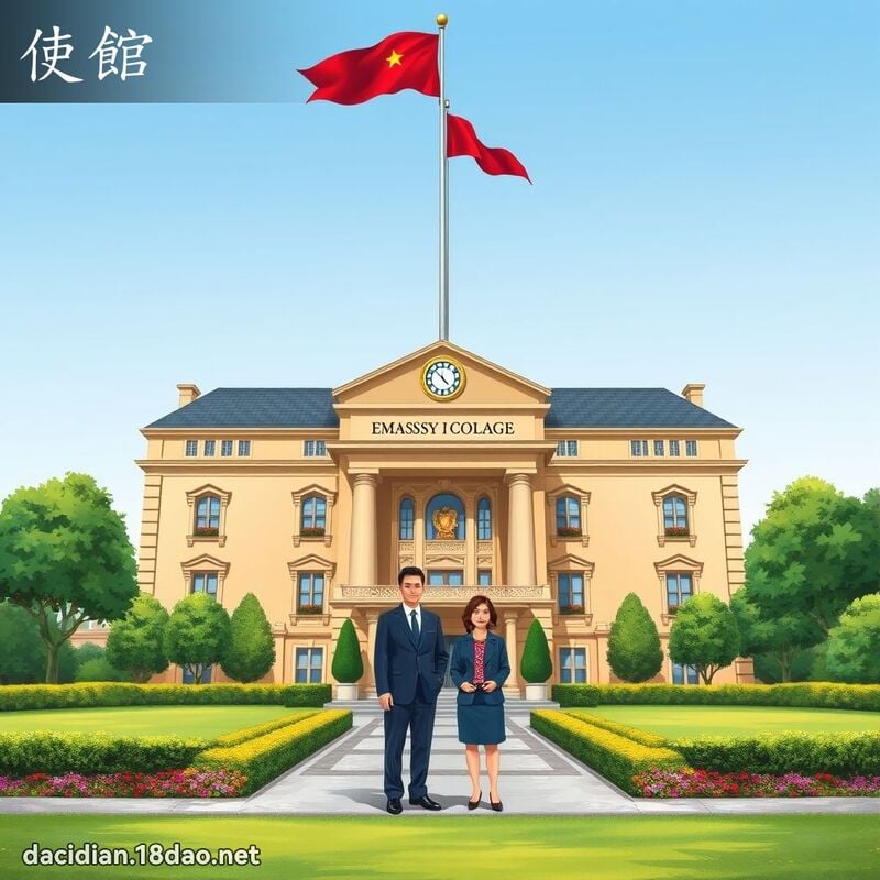 使館 - 國語大辭典配圖