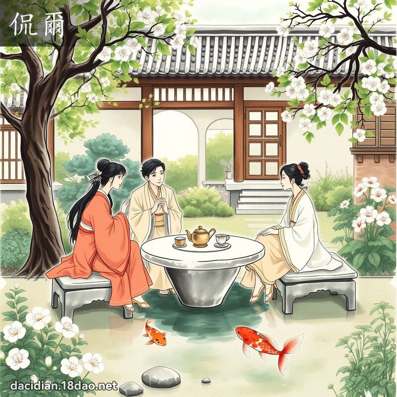 侃爾 - 國語大辭典配圖