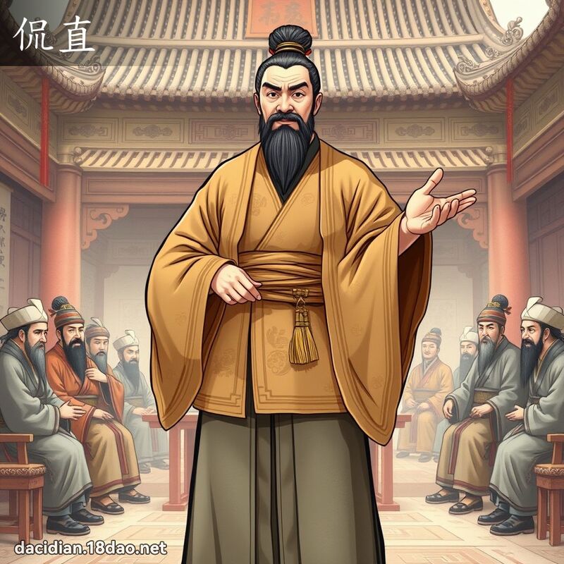 侃直 - 國語大辭典配圖