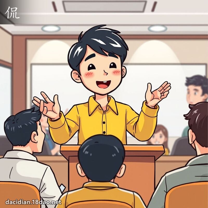 侃 - 國語大辭典配圖