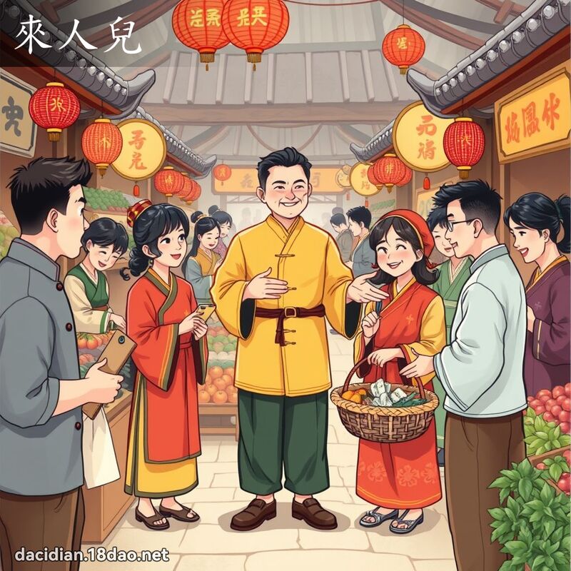来人儿 - 国语大辞典配图
