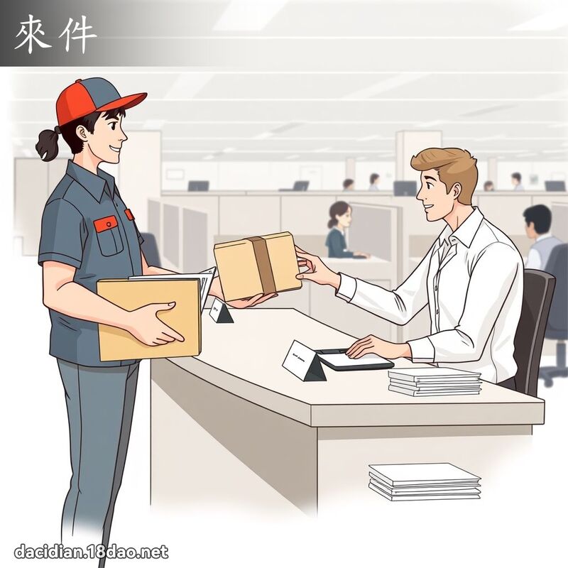 來件 - 國語大辭典配圖