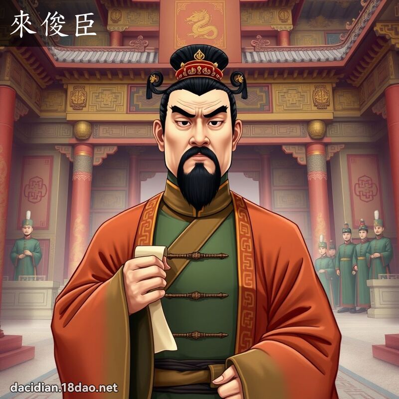 来俊臣 - 国语大辞典配图
