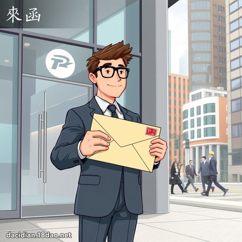 来函 - 国语大辞典配图