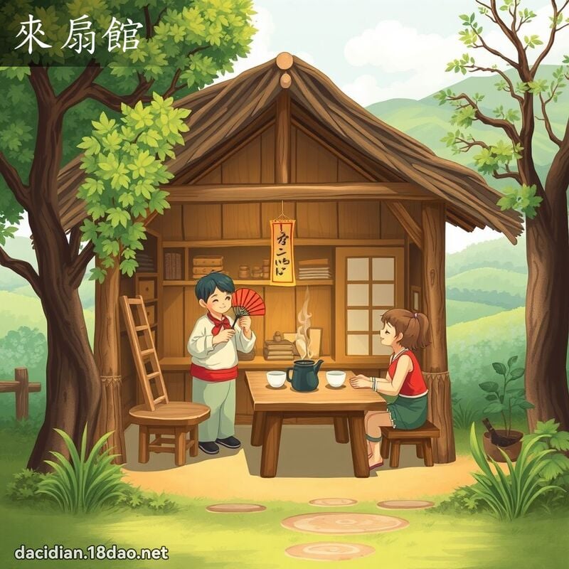 来扇馆 - 国语大辞典配图