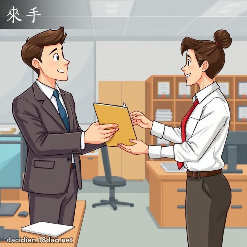 來手 - 國語大辭典配圖