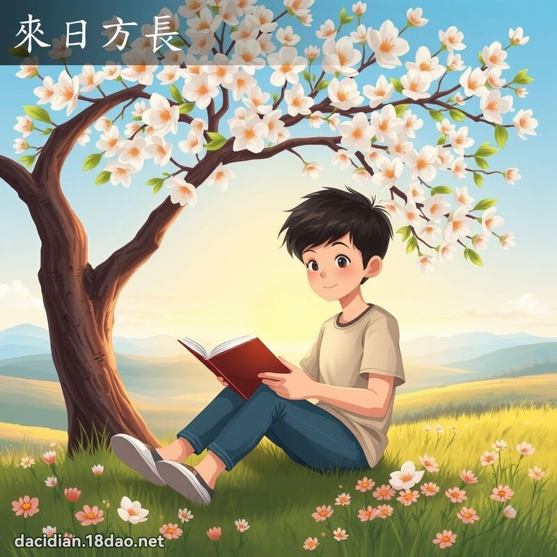 来日方长 - 国语大辞典配图