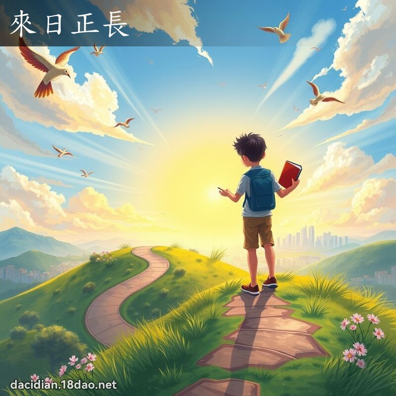 來日正長 - 國語大辭典配圖