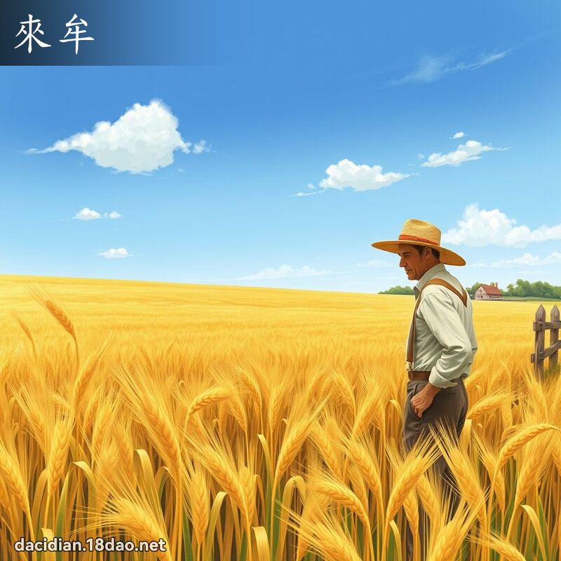 來牟 - 國語大辭典配圖