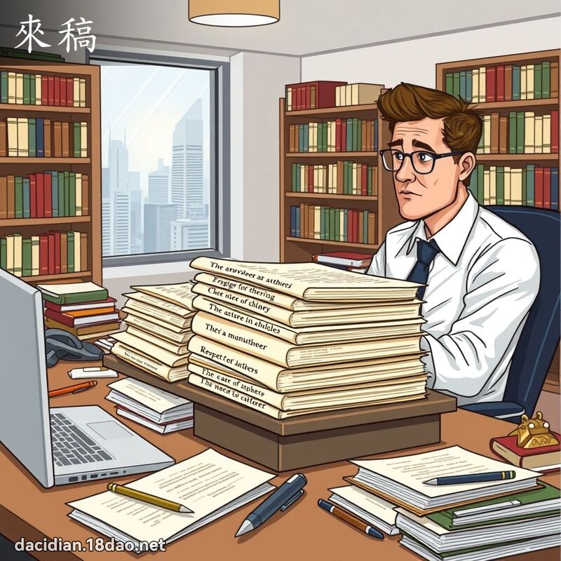 來稿 - 國語大辭典配圖